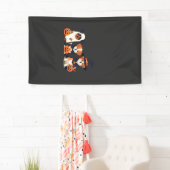 Golden Retriever Geist Halloween Süßigkeiten oder  Banner (Insitu)