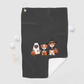 Golden Retriever Geist Halloween Süßigkeiten Oder  Golfhandtuch (Insitu)