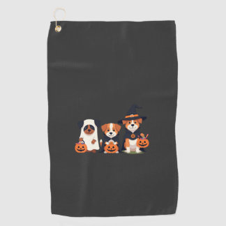 Golden Retriever Geist Halloween Süßigkeiten Oder  Golfhandtuch