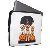Golden Retriever Geist Halloween Süßigkeiten Oder Laptopschutzhülle (Vorne Rechts)