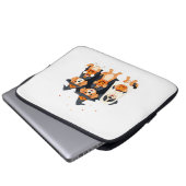 Golden Retriever Geist Halloween Süßigkeiten Oder Laptopschutzhülle (Vorne Knopf)