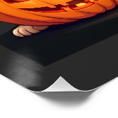 Golden Retriever Geist Halloween Süßigkeiten Oder Poster (Ecke)