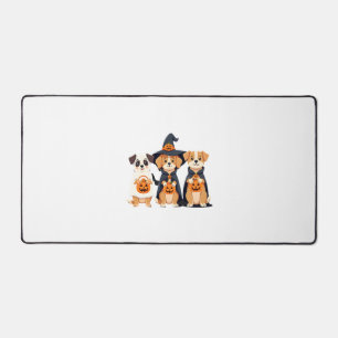 Golden Retriever Geist Halloween Süßigkeiten Oder Schreibtischunterlage