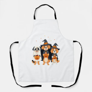 Golden Retriever Geist Halloween Süßigkeiten Oder Schürze