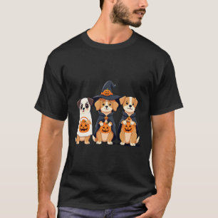 Golden Retriever Geist Halloween Süßigkeiten Oder  T-Shirt