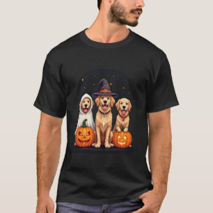 Golden Retriever Geist Halloween Süßigkeiten Oder  T-Shirt