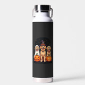 Golden Retriever Geist Halloween Süßigkeiten Oder Trinkflasche (Vorne)