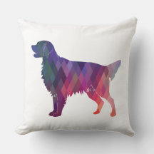 Golden Retriever Geometric Pattern Silhouette