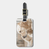 Golden Retriever Gepäckanhänger (Vorderseite vertikal)