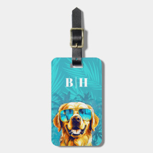 Golden Retriever-Gepäckanhänger Gepäckanhänger