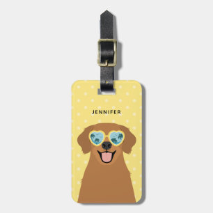 Golden Retriever-Gepäckanhänger Gepäckanhänger