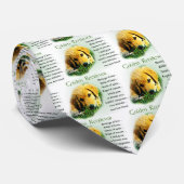 Golden Retriever Geschenke Krawatte (Gerollt)