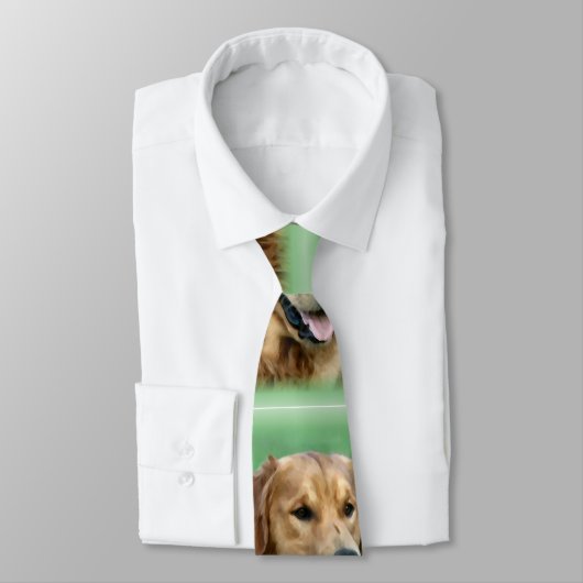 Golden retriever-Geschenke Krawatte (Gebunden)
