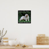 Golden Retriever Geschenke Kunst Poster (Küche)