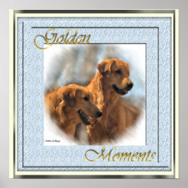 Golden Retriever Geschenke Kunst Poster