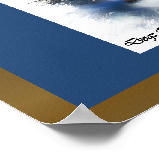 Golden Retriever Geschenke Kunstdrucke Poster (Ecke)