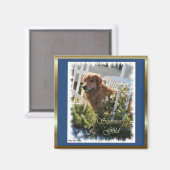 Golden Retriever Geschenke Magnet (Vorderseite/Rückseite)
