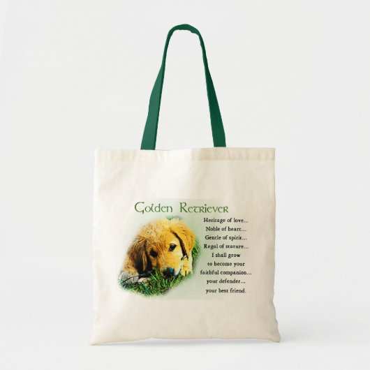 Golden Retriever Geschenke Tragetasche (Vorne)