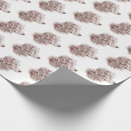 Golden Retriever Geschenkpapier (Ecke)