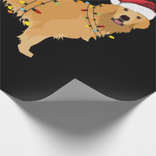 Golden Retriever Geschenkpapier (Ecke)