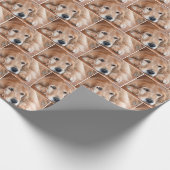Golden Retriever Geschenkpapier (Ecke)