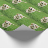 Golden Retriever Geschenkpapier (Ecke)