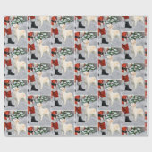 Golden Retriever Geschenkpapier (Flach)