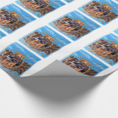 GOLDEN RETRIEVER GESCHENKPAPIER (Ecke)