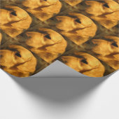 Golden retriever geschenkpapier (Ecke)