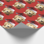 Golden Retriever Geschenkpapier (Ecke)