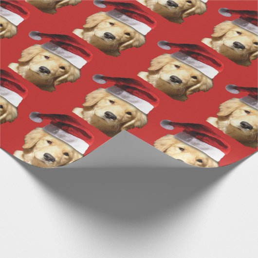 Golden Retriever Geschenkpapier (Ecke)