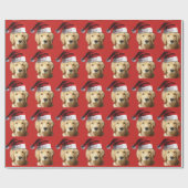 Golden Retriever Geschenkpapier (Flach)