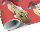 Golden Retriever Geschenkpapier (Rolleneckpunkt)