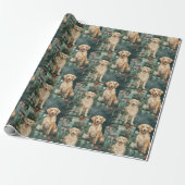 Golden Retriever Geschenkpapier (Ungerollt)
