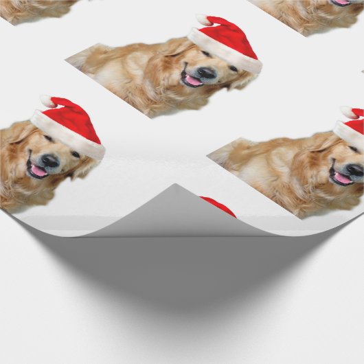 Golden Retriever Geschenkpapier (Ecke)