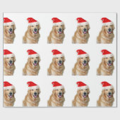Golden Retriever Geschenkpapier (Flach)