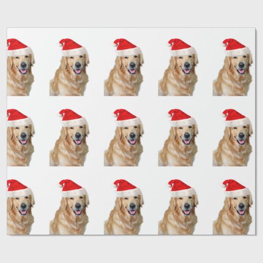 Golden Retriever Geschenkpapier (Flach)