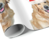 Golden Retriever Geschenkpapier (Rolleneckpunkt)