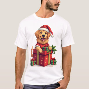 Golden Retriever-Geschenkverpackung T-Shirt