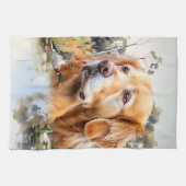 Golden Retriever Geschirrtuch (Horizontal)