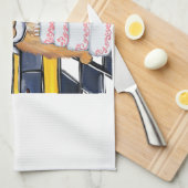 Golden Retriever Geschirrtuch (Viertel Falte)