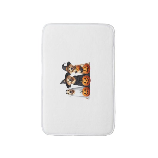Golden Retriever Ghost Halloween Hundeliebhaber Badematte (Vorderseite Vertikal)