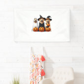 Golden Retriever Ghost Halloween Hundeliebhaber Banner (Insitu)