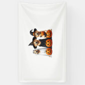 Golden Retriever Ghost Halloween Hundeliebhaber Banner (Vertikal)