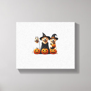 Golden Retriever Ghost Halloween Hundeliebhaber Leinwanddruck