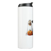 Golden Retriever Ghost Halloween Hundeliebhaber Thermosbecher (Nach links gedreht)