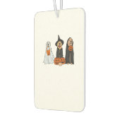 Golden Retriever Ghost Halloween Trick oder Treat  Autolufterfrischer (Links)