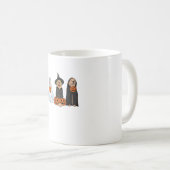 Golden Retriever Ghost Halloween Trick oder Treat Kaffeetasse (VorderseiteRechts)