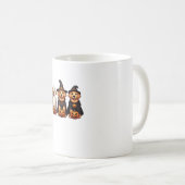 Golden Retriever Ghost Halloween Trick oder Treat Kaffeetasse (VorderseiteRechts)