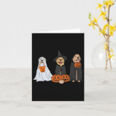 Golden Retriever Ghost Halloween Trick oder Treat  Karte (Gelbe Blume)